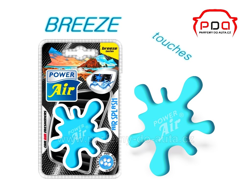 Air Splash Breeze Power Air vůně do auta