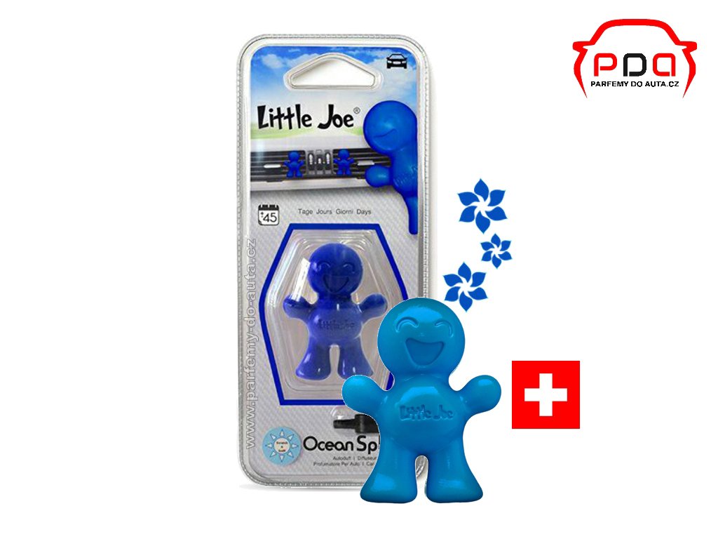 Vůně do auta panáček Little Joe Ocean Splash šplíchnutí oceánu