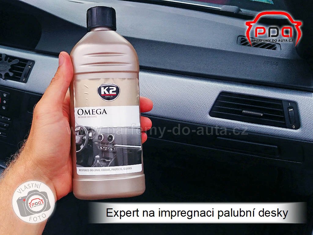 K2 Omega péče o palubní desku a interiérové plasty