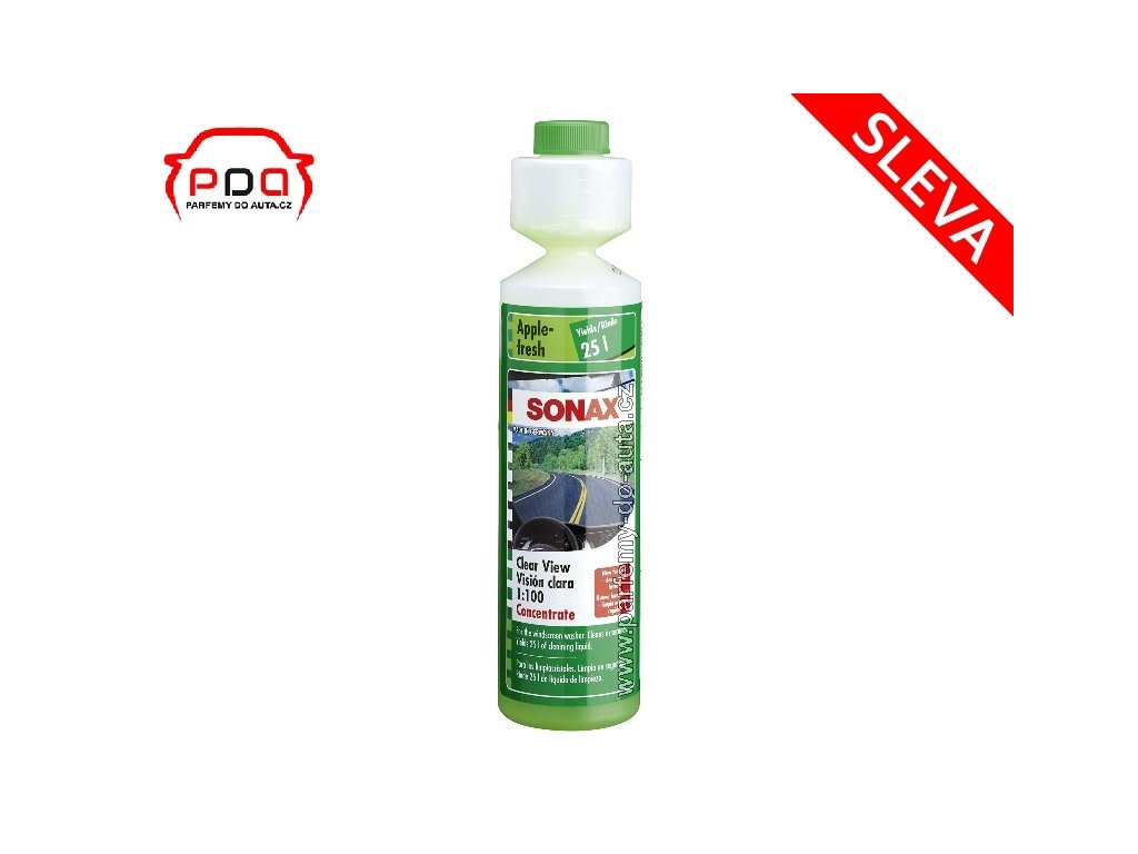 Letní kapalina do ostřikovačů 1:100 jablko - Sonax