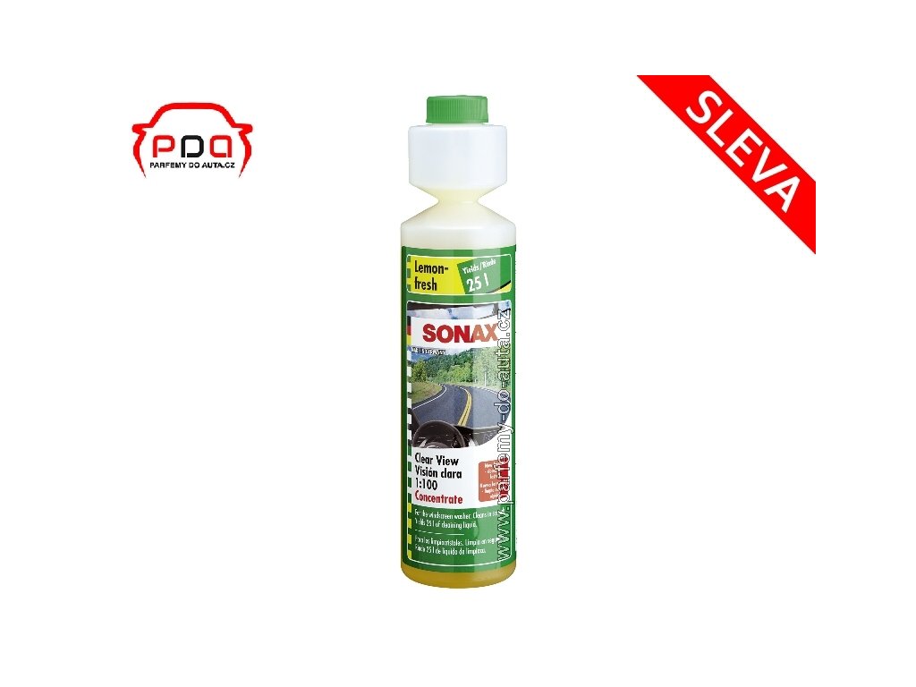 Letní kapalina do ostřikovačů 1:100 citrón - Sonax