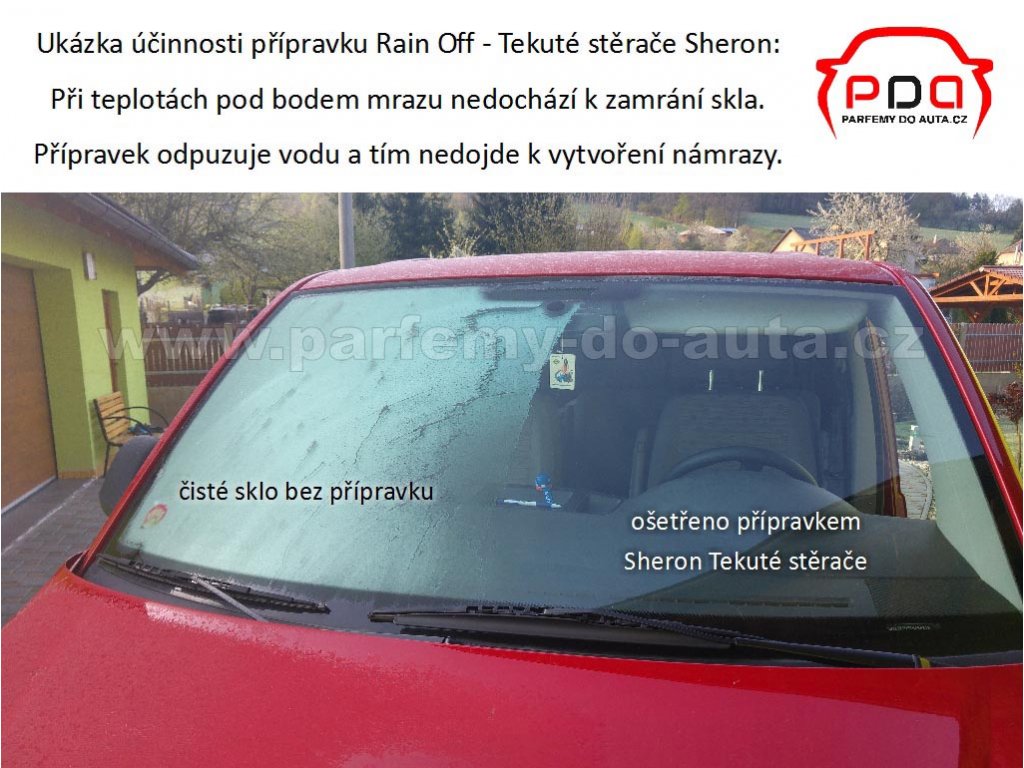 Sheron Tekuté stěrače Rain off na čelní sklo 500ml