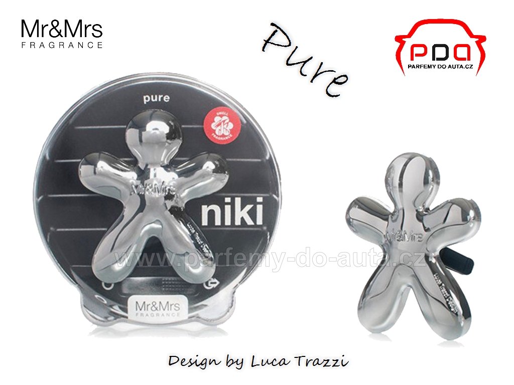 Panáček Niki Pure - čistota - vůně do auta Mr Mrs Fragrance