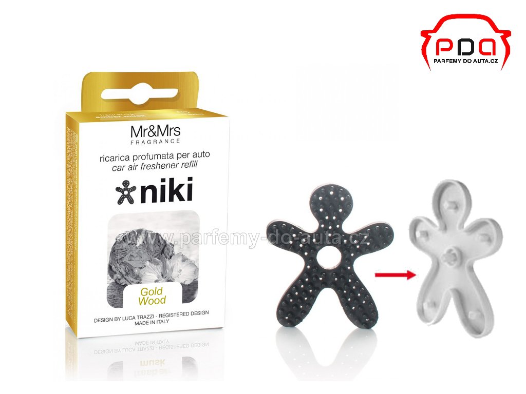 Náhradní náplň Niki Gold Wood