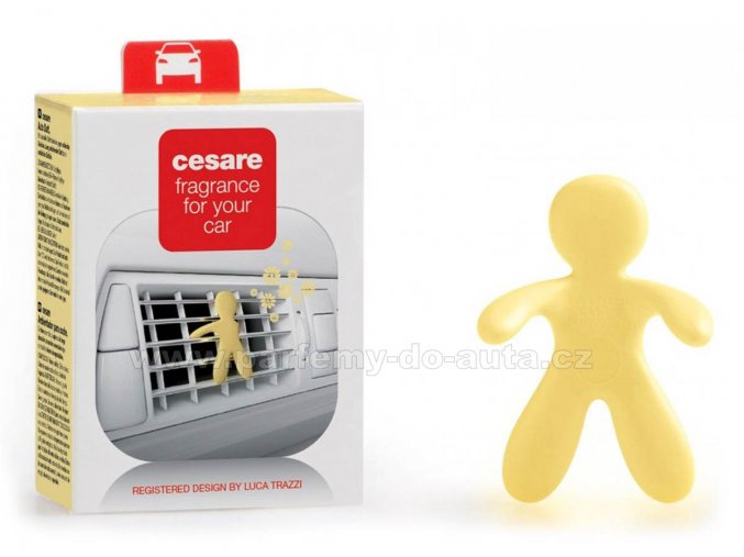Cesare Jasmine Tea žlutý panáček vůně do auta Mr Mrs