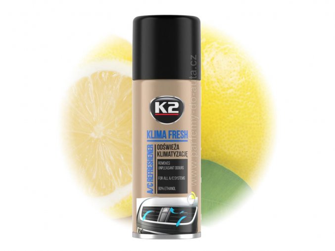 čistič klimatizace K2 Klima Fresh Lemon citrón 150ml