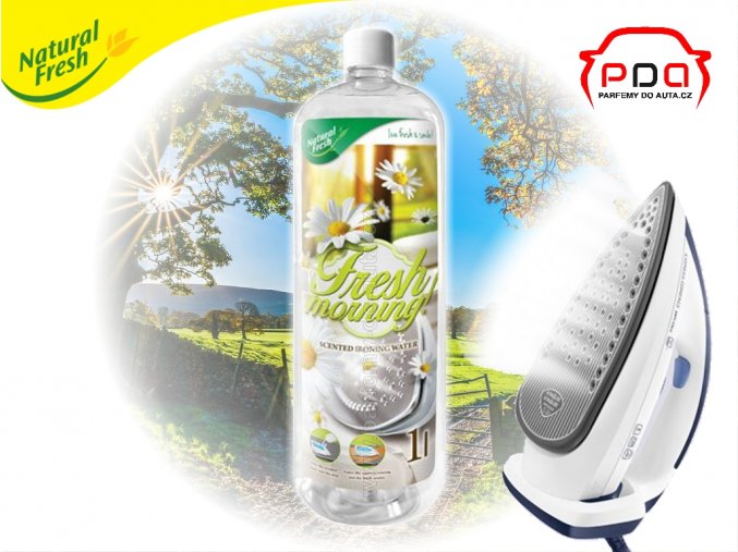 vůně do žehličky Ironing Water Fresh Morning vůně svěží ráno 1000ml Natural Fresh