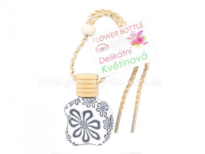 Flower Bottle Delikátní Květinová závěsná vůně do auta