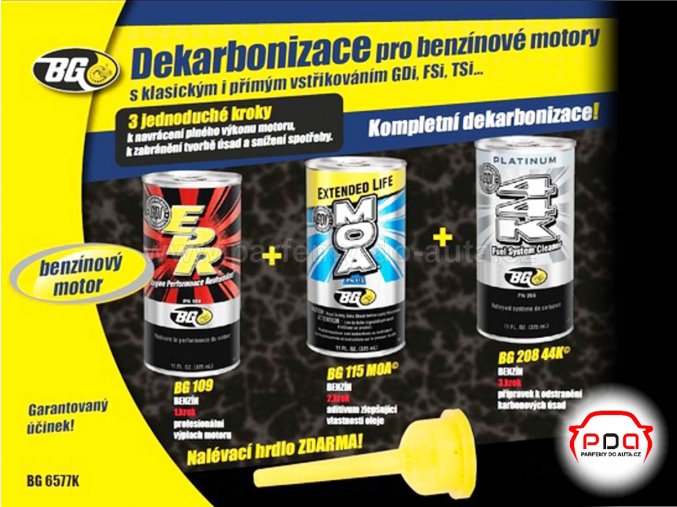 BG 6577 kompletní dekarbonizace pro benzínové motory s přímým vstřikováním