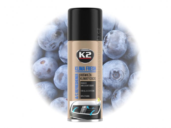 čistič klimatizace K2 Klima Fresh Blueberry borůvky 150ml