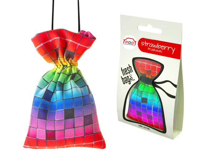 Fresh Bags ABSTRACT Strawberry pytlík ReadySteady