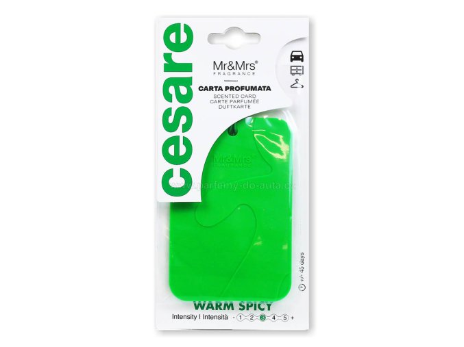 Cesare Scent Card Warm Spicy
