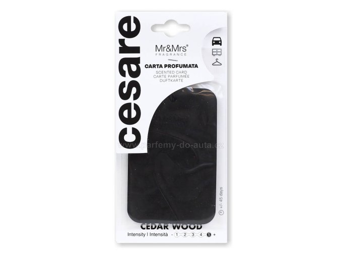 Cesare Scent Card Cedar Wood