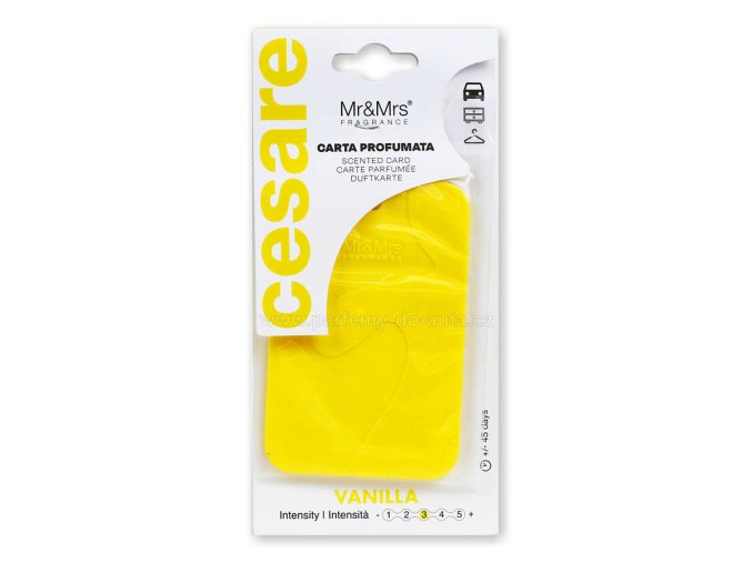 Cesare Scent Card Vanilla