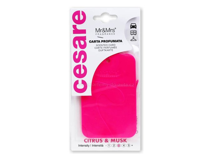 Cesare Scent Card Citrus & Musk