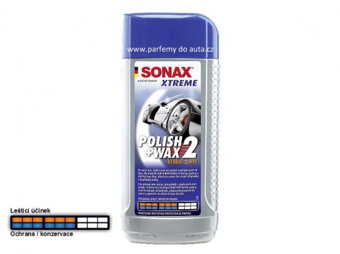 SONAX Polish Wax 2 nonovosk a leštěnka