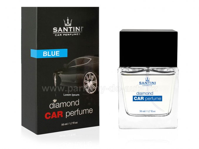 Santini Diamond Car Perfume Blue modrý autoparfém