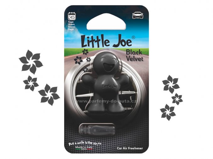 Little Joe Black Velvet černý samet panáček do auta