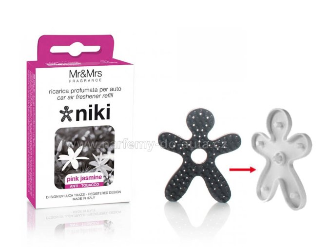 Náhradní náplň Niki Pink Jasmine anti tobacco Růžový jasmín anti tabák