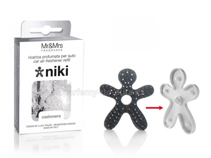 Náhradní náplň Niki Cashmere Kašmír vůně do auta Mrs