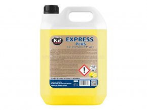 K2 Express Plus autošampon s voskem koncentrát 5 litrů hustá pěna