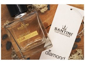 Santini Diamond Car Perfume Lavender fialový autoparfém