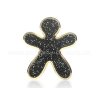 Niki Crystal Black With Gold Finishing černý panáček vůně do auta Mrs