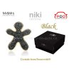panáček NIKI Crystal Black - Gold - černý se zlatým rámečkem - Mr&Mrs Fragrance