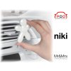 Panáček NIKI bílí CITRUS & MUSK citrus a pižmo vůně do ventilační mřížky automobilu