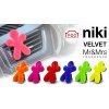 Niki Velvet vůně panáčci do auta Mr Mrs Fragrance