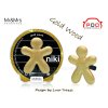 Panáček Niki Gold Wood - zlaté dřevo - vůně do auta Mr Mrs Fragrance