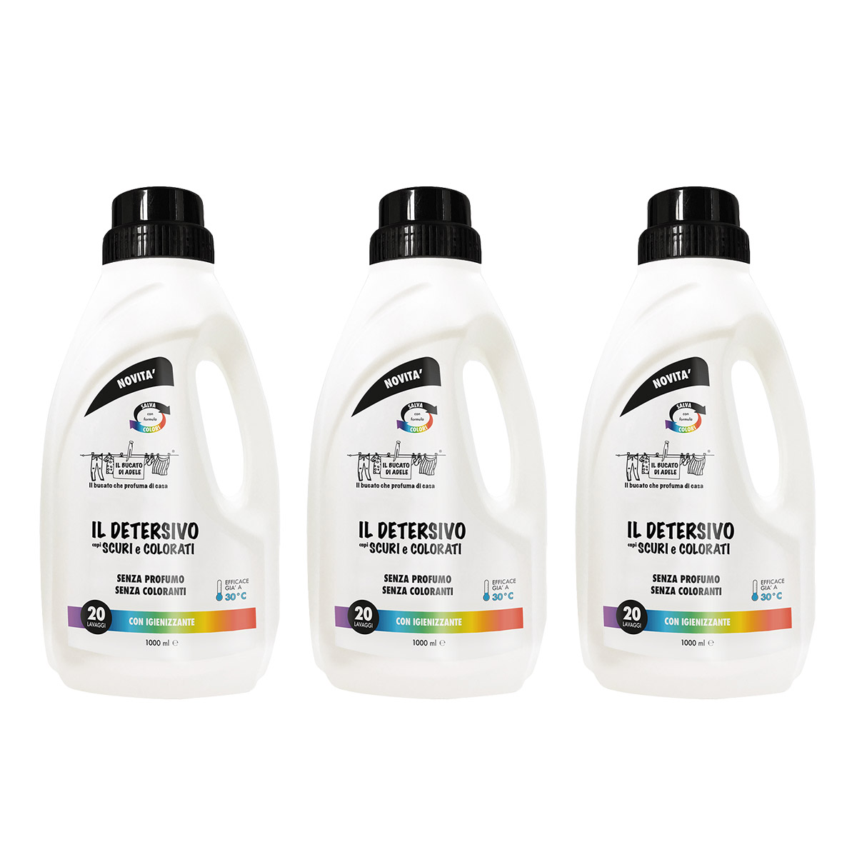 E-shop Prací prostriedok - Tmavé a farebné Balenie: 3 x 1000 ml