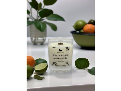 Limetka bazalka a mandarinka