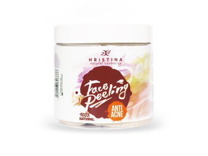 Přírodní obličejový peeling proti akné