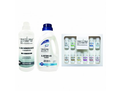 KAZETA 10VŮNÍ + PRACÍ PROSTŘEDEK + ZMĚKČOVAČ