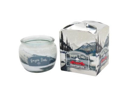 ARÔME Svíčka 90 g, ve skle a flower boxu, Vanilla Cupcake