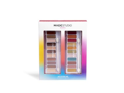 Magic Studio COLORFUL MATTEvsMETAL EYESHADOW PALET