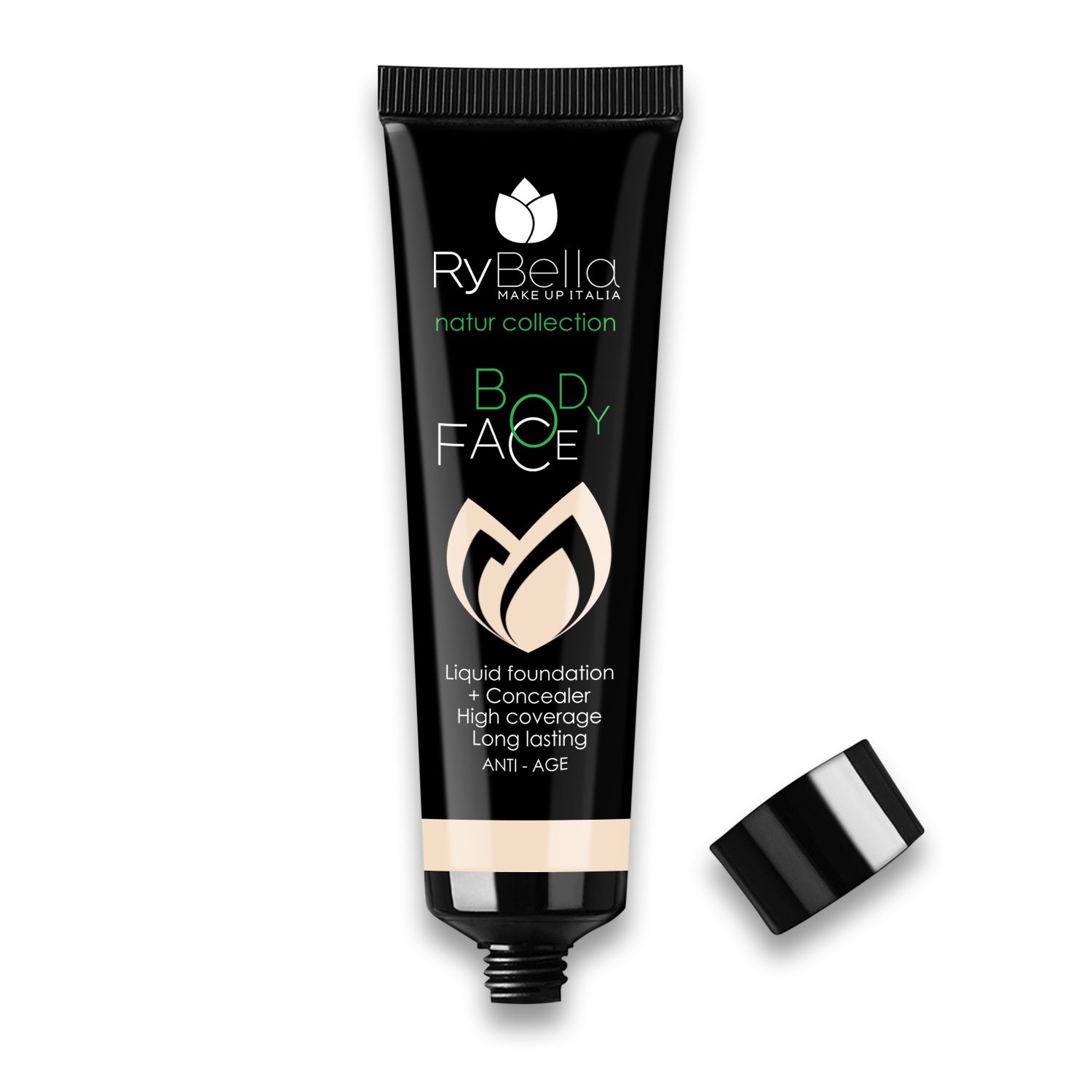RyBella Body Face (101 - PORCELAIN DOLL)  Alap bázis és korrektor 2in1 4,5 g akciós termékkép 1