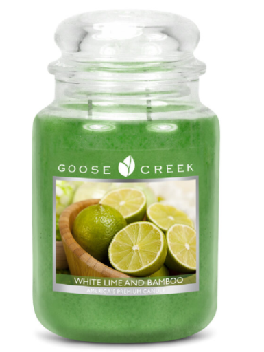 Goose Creek - Fehér limonádé bambusszal  Illatgyertya 680 g akciós termékkép 1
