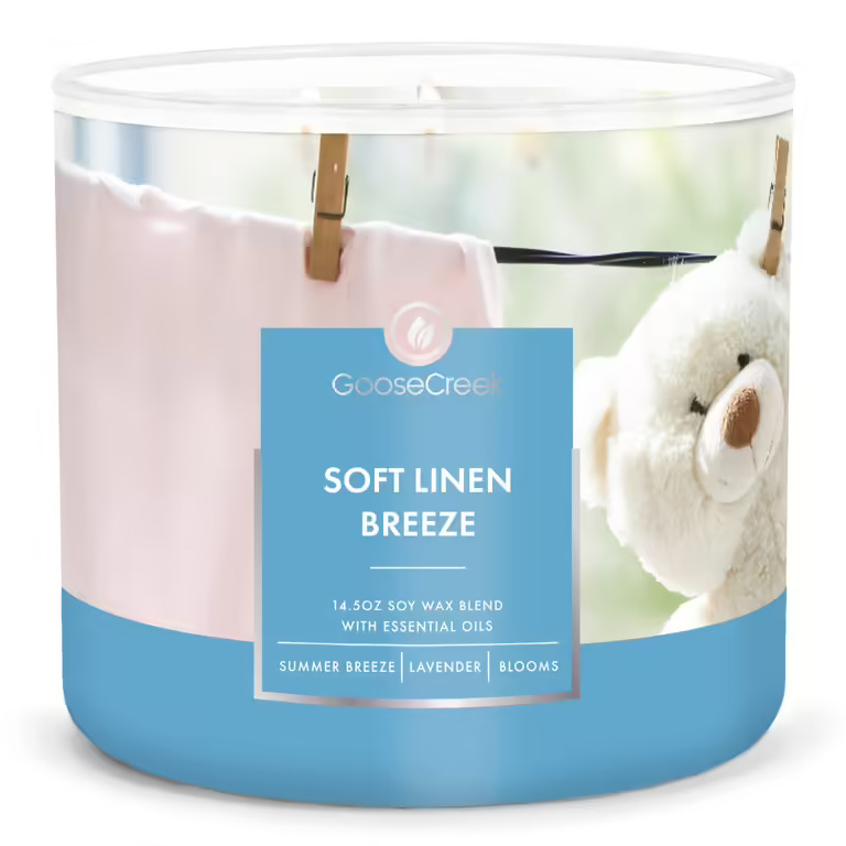 Goose Creek - SOFT LINEN BREEZE  Illatgyertya 411 g akciós termékkép 1