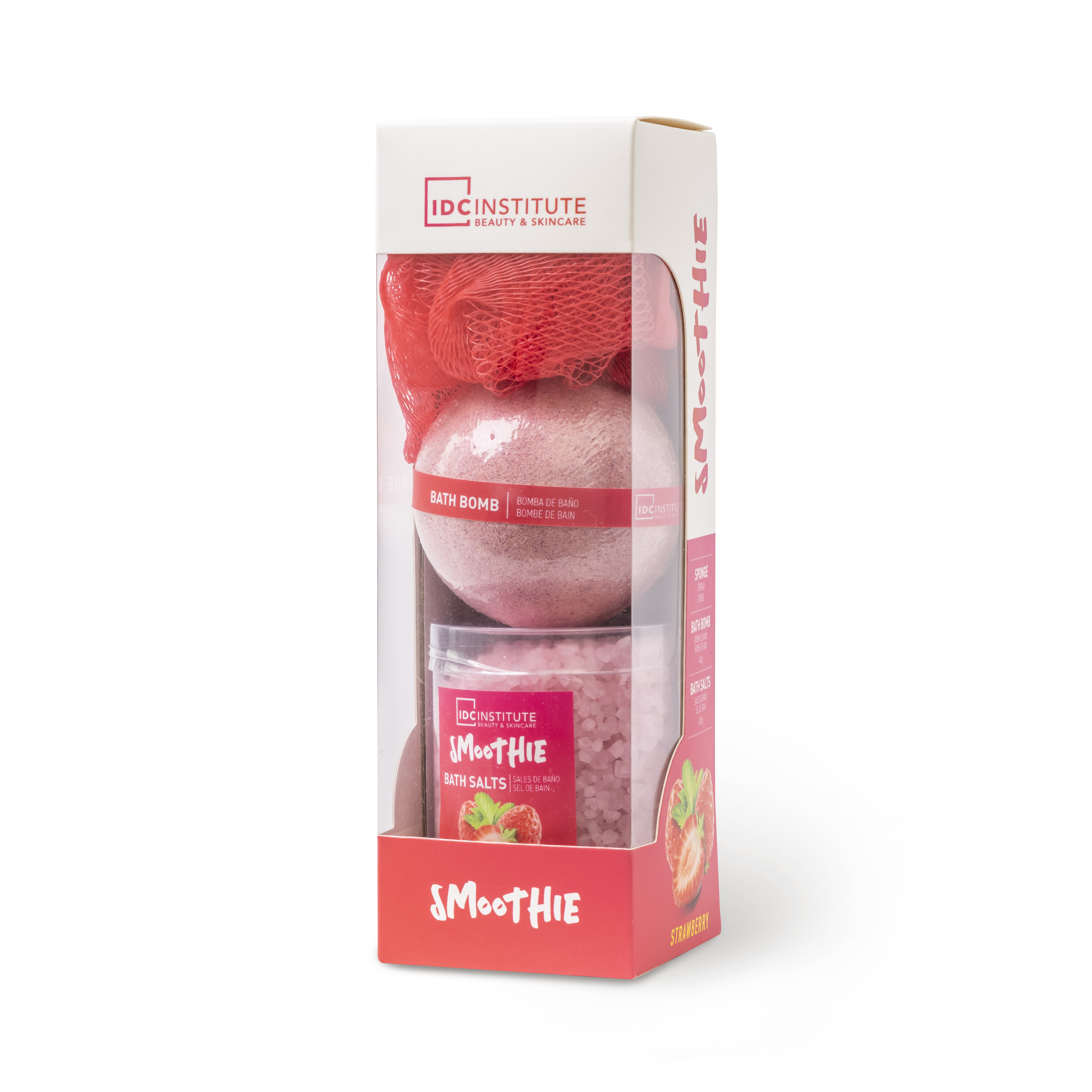 IDc Institute - Smoothie Bath Set Strawberry  Kozmetikai ajándékkészlet akciós termékkép 1