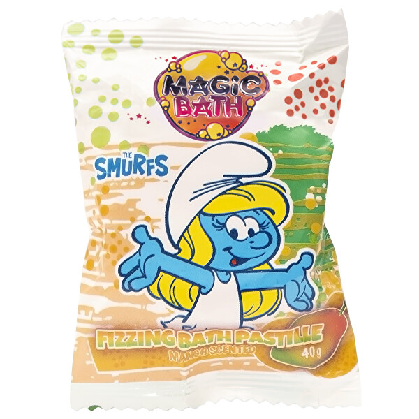Air Val - Hupikék törpikék Mangó  Fürdő pezsgőtabletta 40 g akciós termékkép 1