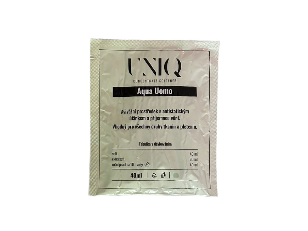UNIQ - Acqua Uomo  Textil öblítő 1l Méret: 40 ml akciós termékkép 1