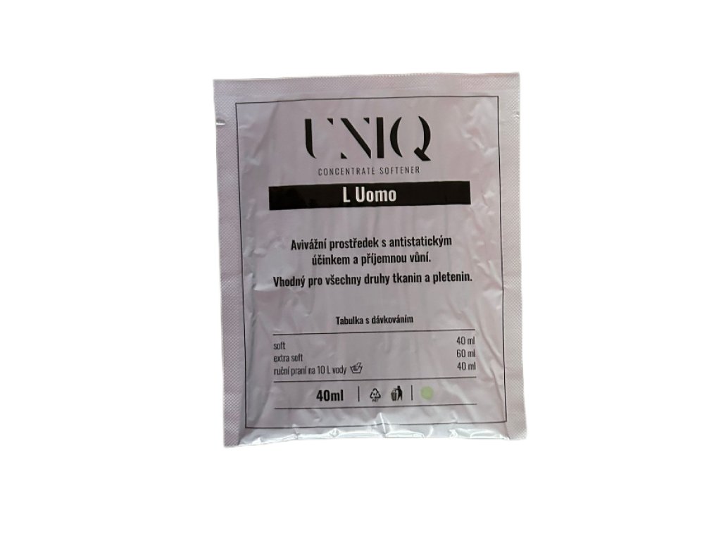 UNIQ - L Uomo  Textil öblítő 1l Méret: 40 ml akciós termékkép 1