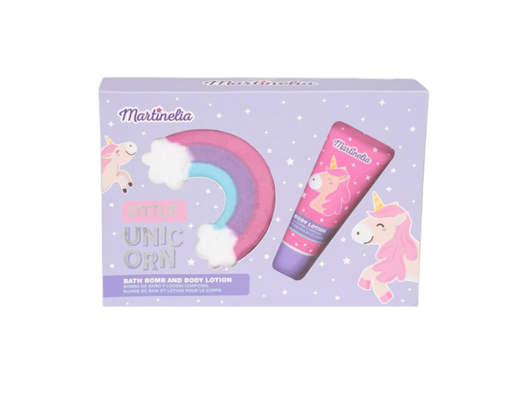 Martinelia - Little Unicorn Duo  Fürdő bomba 150 g + testápoló tej 60 ml akciós termékkép 1