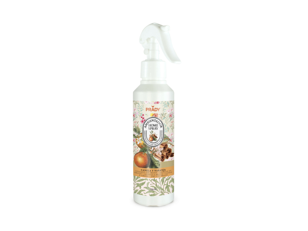 PRADY - Fahéj és narancs  Légfrissítő spré 220 ml akciós termékkép 1