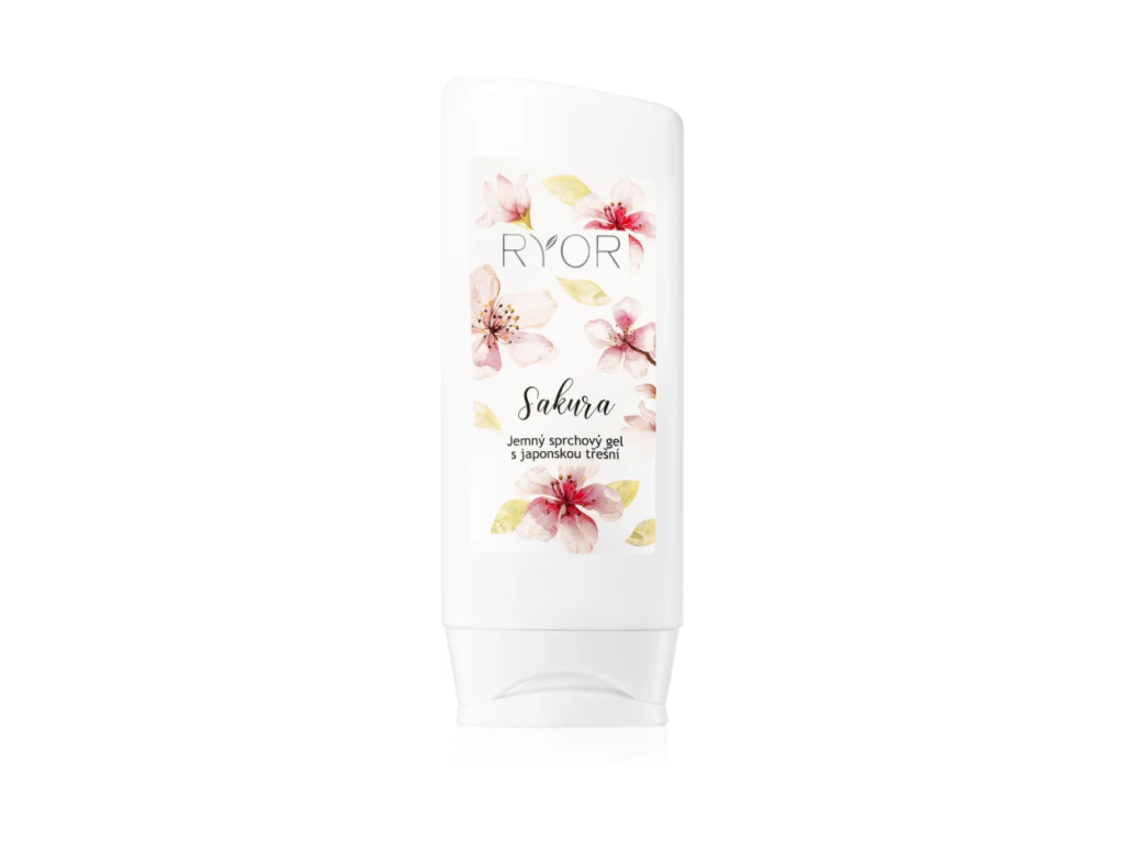RYOR - Sakura gyengéd tusfürdő japán cseresznyével  Tusfürdő 200 ml akciós termékkép 1