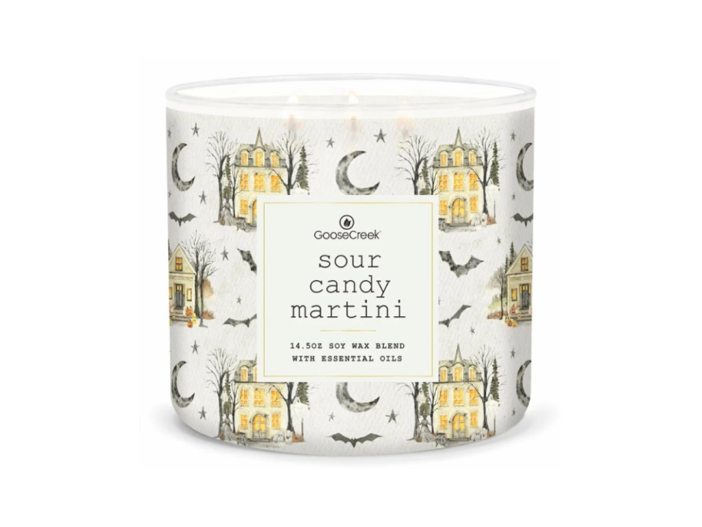 Goose Creek - Halloween -  Martinis Savanyú cukorka  Illatgyertya üvegben 411 g akciós termékkép 1