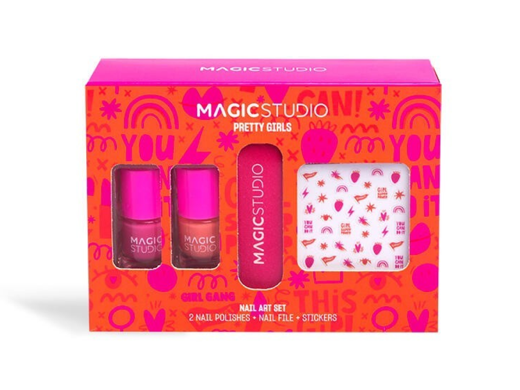 Magic Studio - PRETTY GIRLS NAILS ART SET  Ajándékcsomag akciós termékkép 1