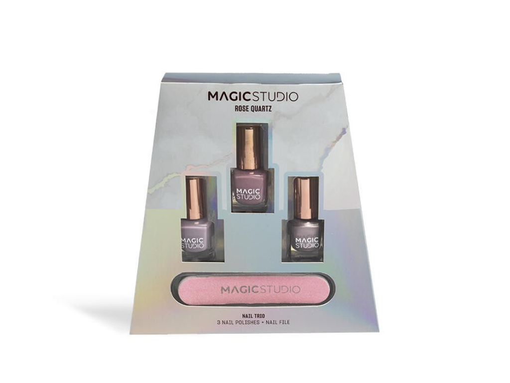 Magic Studio - ROSE QUARTZ NAIL TRIO SET  Ajándékcsomag akciós termékkép 1